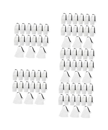Baluue 100 Pcs Double Layer Foaming Sponge Soap Holding Hanging Soap Makers or