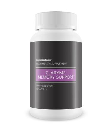 Claryme Memory Support - Our Best Memory Supplement for Brain - Memory Pills for Seniors - Memory Supplements for Women & Men - Natural Brain Booster - Mental Focus and Energy Supplements