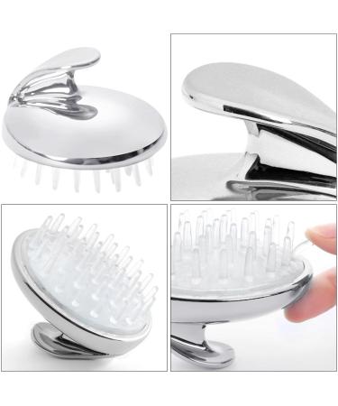 Hair Massage Device - Silicone Hair Cleaning Brush for Scalp Care & Hair Growth | Versatile Pet Hair Care Tool for All Hair Types - Buy Online on GoSupps.com