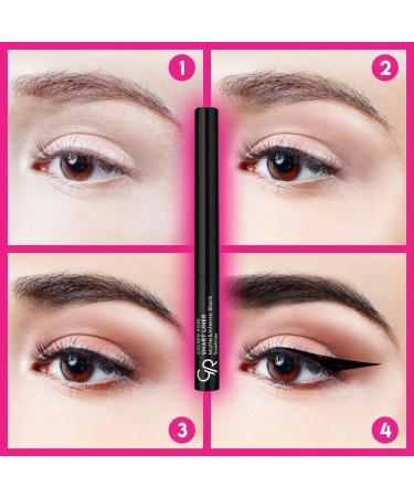 Smart Liner Matte & Intense Eyeliner - Black - Golden Rose - Eyeliner & Pencil - Black - Buy Online on GoSupps.com