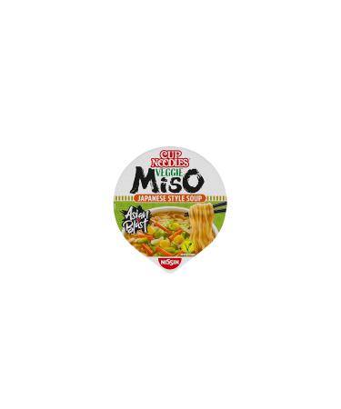 Buy Nissin Cup Noodles Veggie Miso - 67g | Authentic Flavor Fast Shipping Worldwide - Buy Online on GoSupps.com