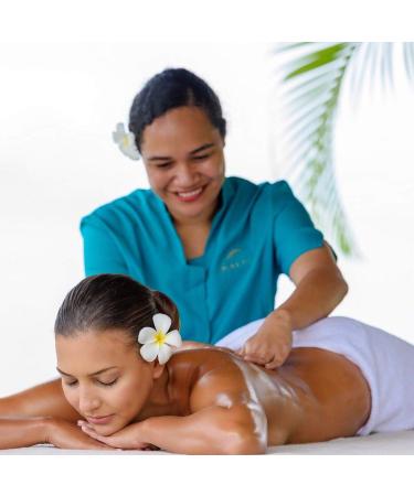 Pure Fiji Spa Gifts for Him & Her - Luxury Body Gift Box with Sugar Scrub Bath Oil Body Butter & Lotion | Frangipani Scent - Buy Online on GoSupps.com