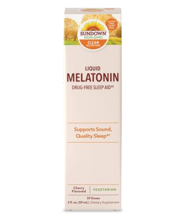 Sundown Naturals Liquid Melatonin Cherry Flavored 2 fl oz (59 ml)