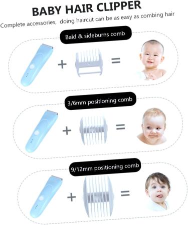 Hemoton Baby Hair Clippers Set - Cordless & Silent Electric Trimmer for Kids with Automatic Hair Suck, Beard Trimmer, Hair Cutter & Shears - Perfect Gift - Buy Online on GoSupps.com