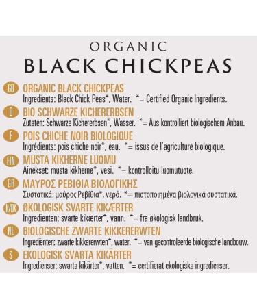 Biona Organic Black Chickpeas - 1 Pack | Nutritious and Versatile - Buy Online on GoSupps.com