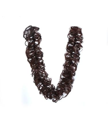 ULTRAWAVE Hair Bun Messy Bun Ponytail Hair Extensions 80cm Long with Elastic Rubber Band Synthetic Fluffy Wrap Wig Women Hair Bun Hair Extension Hair Piece (Color : M2-33)