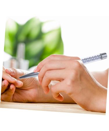 Beavorty 1pc Nail Dotting Tool Nail Art Paintbrush nail detail paint pen nail painting tools nail art liner brush sparkle nail polish Manicure Brush 3d embellishment pen - Buy Online on GoSupps.com