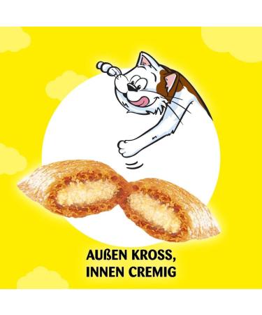 Buy Dreamies Mix Cat Snacks - Chicken & Duck Crispy & Creamy - 360g (6 x 60g) - International Shipping Available - Buy Online on GoSupps.com