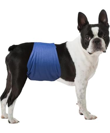 Shop LeerKing Washable Male Dog Diapers - Incontinence Pad for Puppies - Size S in Black Gray & Blue - Buy Online on GoSupps.com