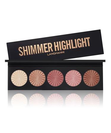 Hirock 5-Color Makeup Palette | Contour Highlight & Bronzer | International Shipping Available - Buy Online on GoSupps.com