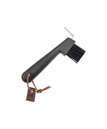 Animalon plastic bristles hoof scraper with brush |Picker made of stainless steel |2 in 1 hoof outdoor scratch in brown for horse hoof care |Huf clearer horse |Horse hoof pick - Buy Online on GoSupps.com