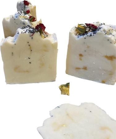 NATURAL SOAP Bar Coconut and Honey with mini Face Loofah and pumice stone for healthy feet No additives No colouring. Palm Free - Buy Online on GoSupps.com