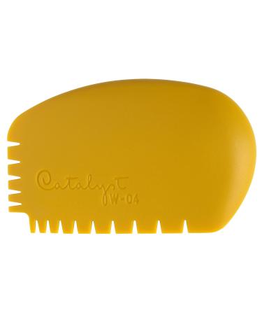 Princeton Artist Brush Catalyst Silicone Wedge Tool  Yellow W-04