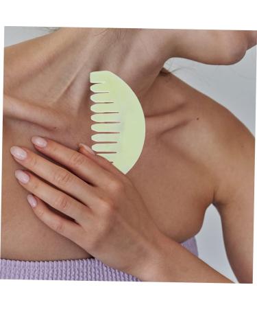 Hapinary Jade Scalp Massage Combs - 2 Piece Set for Scalp Relaxation & Wellness | Portable Head Massage Tools - Buy Online on GoSupps.com