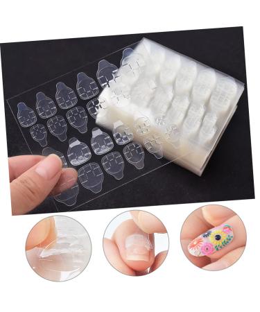Housoutil 20 Sheets Nail Accessories Nail Tips Nail Art Decals Nail Decals Nail Art Sticker Stickers Nail Glue Double Sided - Buy Online on GoSupps.com