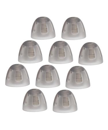 10 Pieces Hearing Aid Dome - Soft Open Earplugs for Hearing Impairment - Replacement Black Layer Earplugs (8mm) for Seniors - Buy Online on GoSupps.com