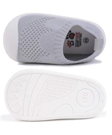 Baby Toddler Lightweight Breathable Sneakers - 3.5 UK Child - Grey - Buy Online on GoSupps.com