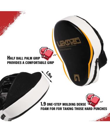 Punching Mitt Curved Boxing Pad for MMA Muay Thai Training - Single Hand Target for Dojo Sparring - Buy Online on GoSupps.com