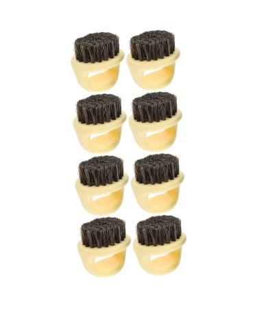 minkissy 8 Pcs Men's Beard Comb Men Shaving Brush Beard Comb For Black Men Beard Shaving Brush Men's Pocket Combs Head Massage Brush Hair Boutique Accessories Household Man Abs Set