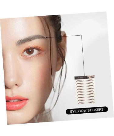Beavorty 9 Sheets Waterproof Eyebrow Stickers 6d Cosmetic Stencil 21x14.7cm Brown - Buy Online on GoSupps.com