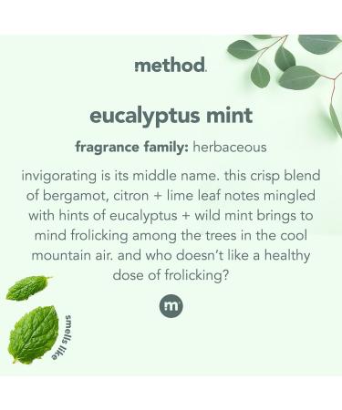 Method Daily Shower Cleaner Spray - Plant-Based, No Scrub, Eucalyptus Mint, 28 oz, 4 Pack - Buy Online on GoSupps.com