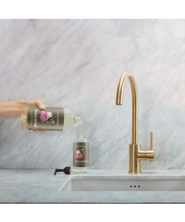 Caldrea Hand Wash Soap with Aloe Vera Gel, Olive Oil & Essential Oils - Rosewater Driftwood Scent - 10.8 oz - Buy Online on GoSupps.com