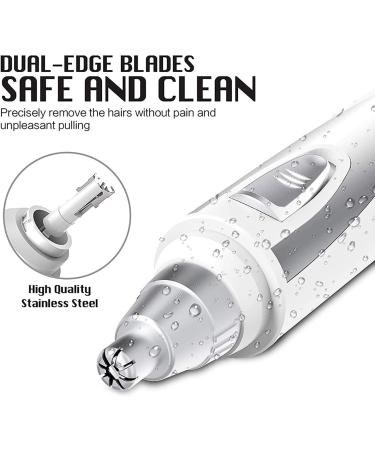 Buy 2020 Professional Ear and Nose Hair Trimmer | Painless Battery-Operated Facial Hair Clipper - Waterproof & Easy to Clean for Men and Women - Buy Online on GoSupps.com