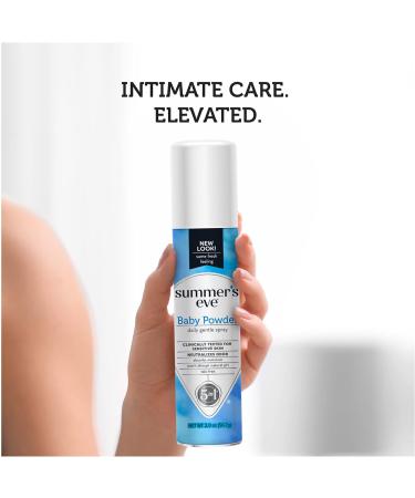 Summer's Eve Baby Powder Freshening Spray 2oz - Casepack of 24 cans, Gynecologist Tested - Packaging May Vary - Buy Online on GoSupps.com