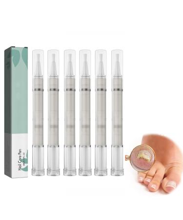 Nail Care Pen 6 pieces nail fungus Stift Nail Care Pen Nail Health Care Nail fungus Fast intensive routine nail growth for well -groomed fingernails toenails with aloe vera tea tree oil vitamin E