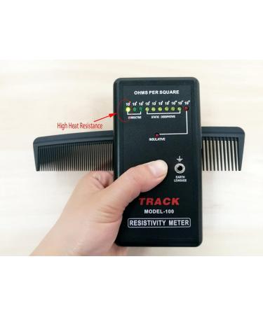 Majestik+ Carbon Fiber Hair Comb - Professional Anti-Static Comb for Salon and Barber Use - 19cm - Buy Online on GoSupps.com