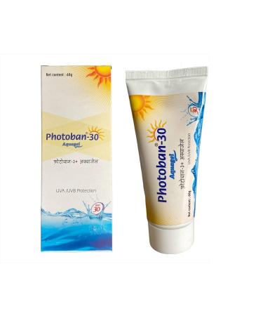 Photoban-30 Aquagel Sun Care - UVA/UVB Protection for Pimple Scars | 30 gm - International Shipping Available - Buy Online on GoSupps.com