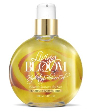 Living Bloom Oil Hydrating Flower 3.3 Ounce Pump (Dry Hair) (100ml)