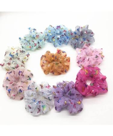 4 Pack Glitter Dance Butterfly Bun Nets - Hair Scrunchies for Girls - Rich Tones Bun Covers & Hair Accessories - Perfect for Performance Dance & Cheer - Buy Online on GoSupps.com
