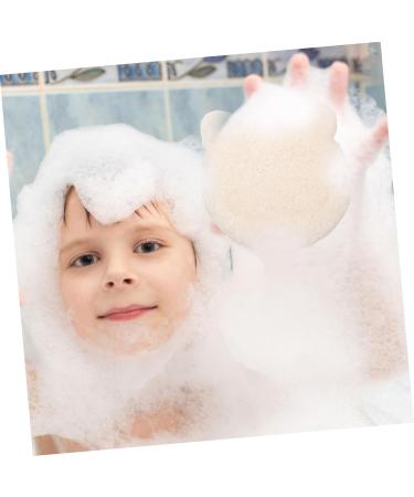 CANIGHT Bath Sponge Organic Facial Sponge for Deep Cleansing and Exfoliation - Reusable and Travel-Friendly Body Wash Scrubber Bath Toy Body Wash Sponge Toy White - Buy Online on GoSupps.com