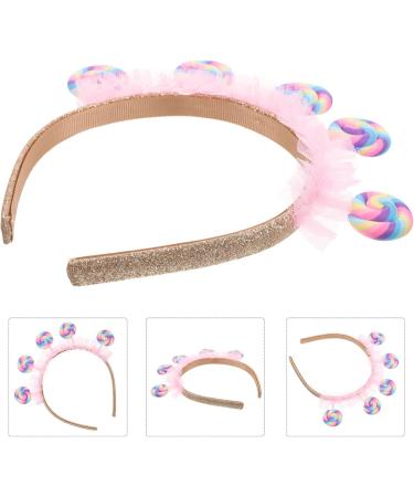 PATKAW Lollipop Headband Lollipop Headdress Candy Headband Carnival Headpieces Party Hair Hoops Hair Decor Princess Hair Accessories for Girls Women - Buy Online on GoSupps.com