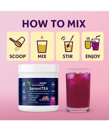 Magnesium Potassium + Ashwagandha Powder Mixed Berries Flavor,Dietary Supplement Drink Mix Chamomile,Lavender,Passionflower & Herbal Blend,Relaxation & Calm Support Formula,Vegan 30 Servings, Sereni - Buy Online on GoSupps.com