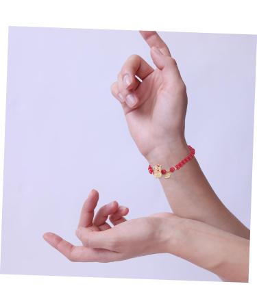 CALLARON 2 Pcs Zodiac Year Bracelet Stone Miss Vintage Cow Pendant 18x1.5cmx3pcs As Shownx3pcs - Buy Online on GoSupps.com
