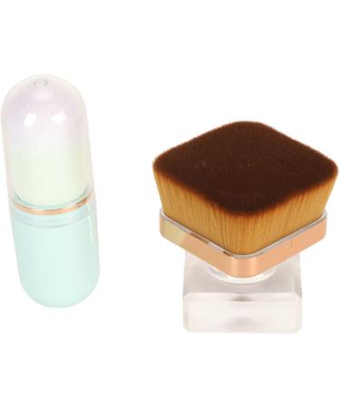 Loose Powder Foundation Brush Makeup Foundation Brush Clear Handle Synthetic Travel - Buy Online on GoSupps.com