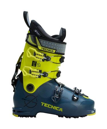 Tecnica Zero G Tour Alpine Touring Boot - 2021 Dark Avio/Yellow, 29.5