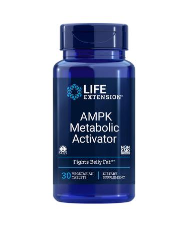 Life Extension AMPK Metabolic Activator 30 Vegetarian Tablets (2 Pack)