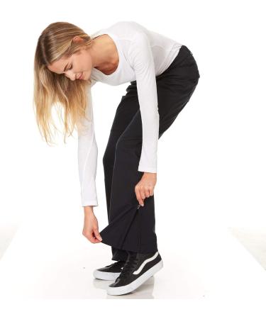 Arctic Quest Women's Softshell Ski Pant - Water Resistant, Fleece Lined, Insulated Winter Snow Pants | Rich Black, Small - Buy Online on GoSupps.com