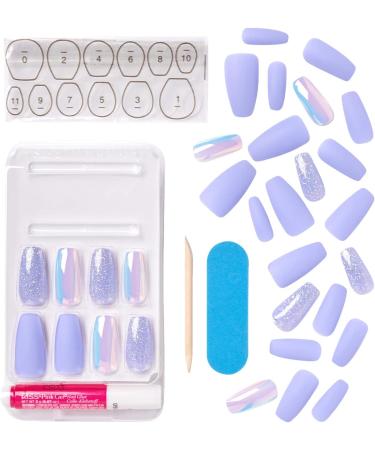 KISS Glam Fantasy Collection Parasol Special FX Gel Nails Includes 28 False Nails Nail Glue Nail File and Manicure Stick - Buy Online on GoSupps.com