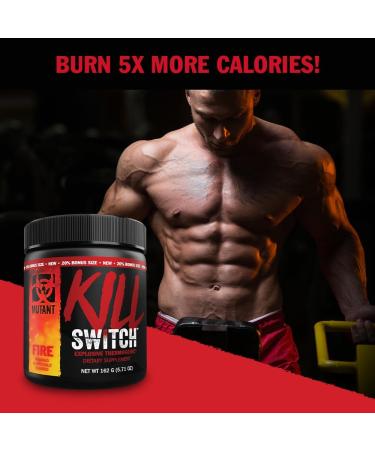 Mutant Killswitch Ultra Thermo - Premium Thermogenic Pre Workout - Ice Flavor 162g | Boost Energy & Burn Fat - Buy Online on GoSupps.com