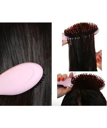 Bienna Professional Hair Straightener & Brush | Dual Voltage Ceramic Comb for Silky Styles | 450 Auto Shut Off - Buy Online on GoSupps.com