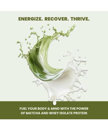 Icon Muscle Opto Iso Matcha Vanilla Latte | Matcha Green Tea | Whey Isolate Powder | Protein Powder | Amino Acids | Matcha Supplement | Antioxidants | 25g Protein | 1 lb - Buy Online on GoSupps.com