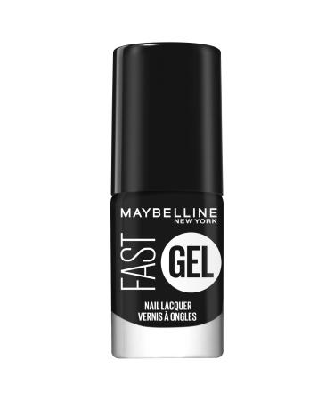 Maybelline Fast Gel Nail Lacquer Blackout 17 Long-Lasting Nail Polish 7ml