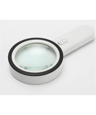 Lightweight Magnifying Glass Handheld 30 Times High-Definition Magnifying Glass with 12Led Light for Newspaper Reading and Watch Repair Lofty Ambition - Buy Online on GoSupps.com
