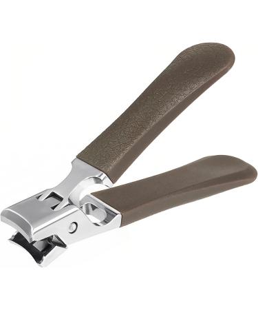 SG Nekoo Nail Clippers - Ultra Sharp Curved Trimmer for Thick Nails, Hard Fingernails & Toenails - Splash Proof Cutter with File for Adults, Men, Women, Seniors - Mid-Dark Brown - Buy Online on GoSupps.com