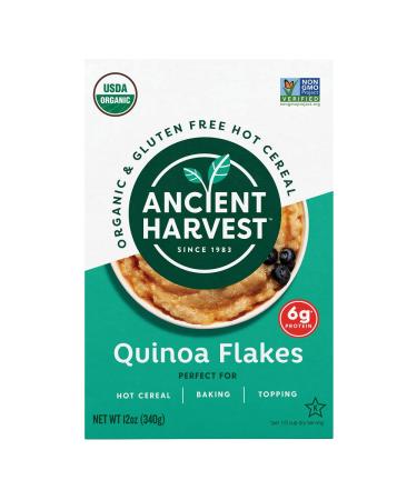 Ancient Harvest Quinoa Flakes, Organic and Gluten Free, 12 Oz