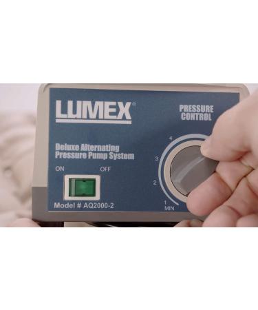 Lumex Deluxe Alternating Pressure Pad & Pump System 34x78x2.5 - 120V | AQ2000 Deluxe Variable Pressure - 12V - Buy Online on GoSupps.com